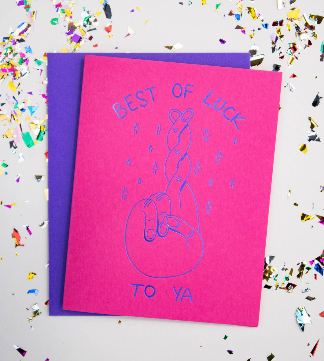 Best of Luck Greeting Card