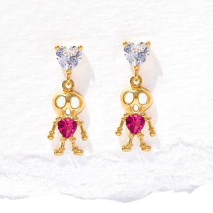 Bad to the Bone Dangle Earrings