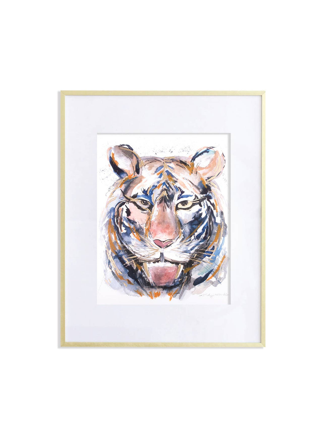 Tiger Print (Blue)