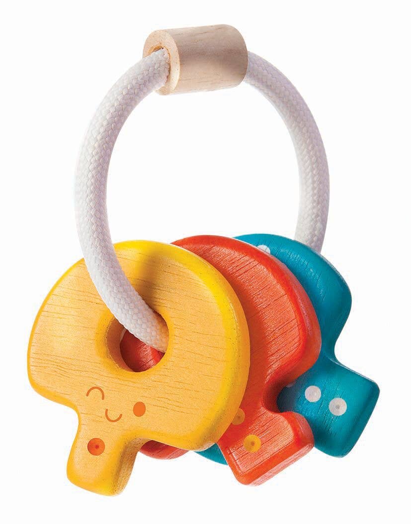 Baby Key Rattle- Primary colors