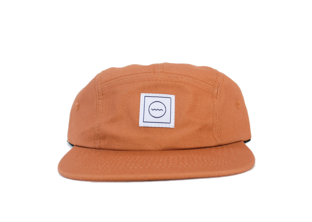 Cotton Five-Panel Hat in Harvest