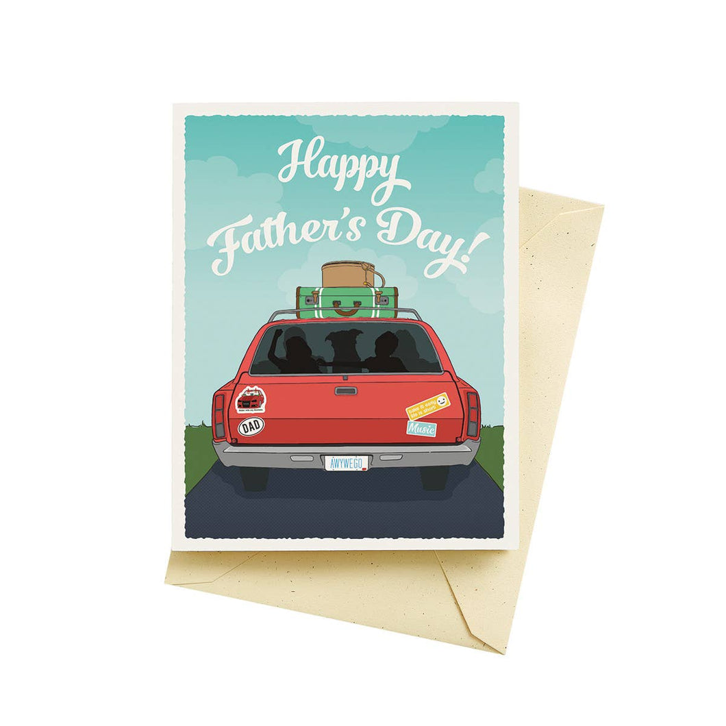Backseat Drivers Father's Day Cards