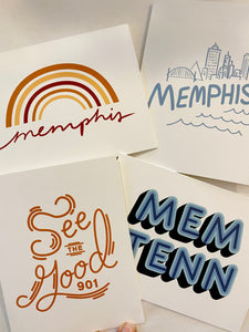 Memphis notecards