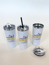 Load image into Gallery viewer, Memphis tumbler with straw - 22oz
