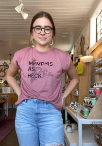 Memphis As Heck Muscle Tee- Mauve