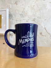 Load image into Gallery viewer, Blue Memphis 14oz diner mug
